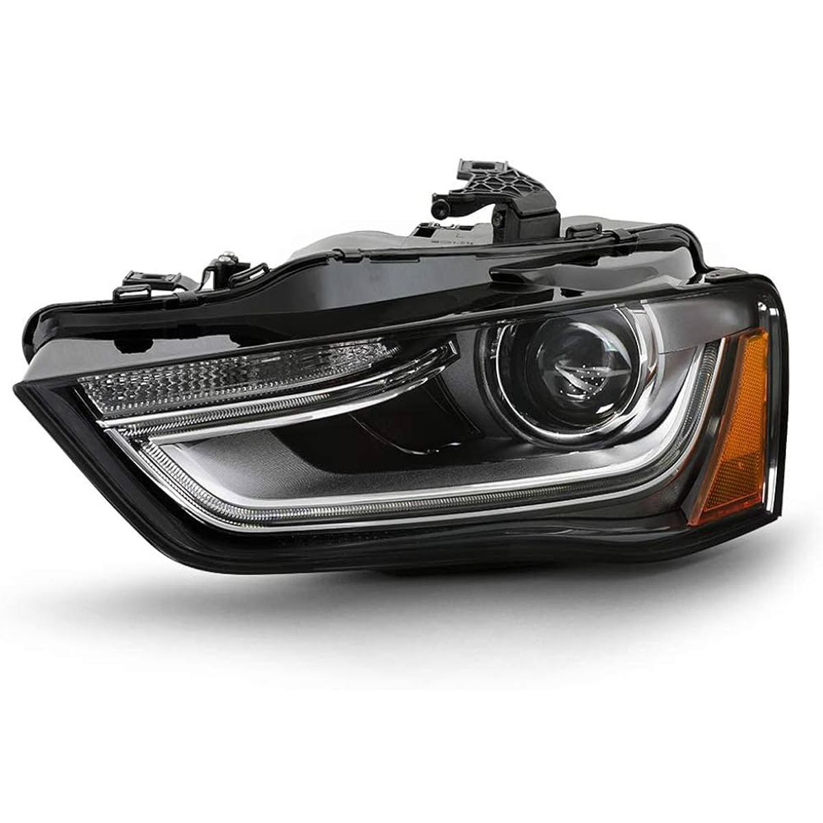 Headlight Headlamp Left Headlight Headlamp Left 8KD941005B & Right 8KD941006B (Without Blaster) Compatible With AUDI A4 (2011-2013) - Set