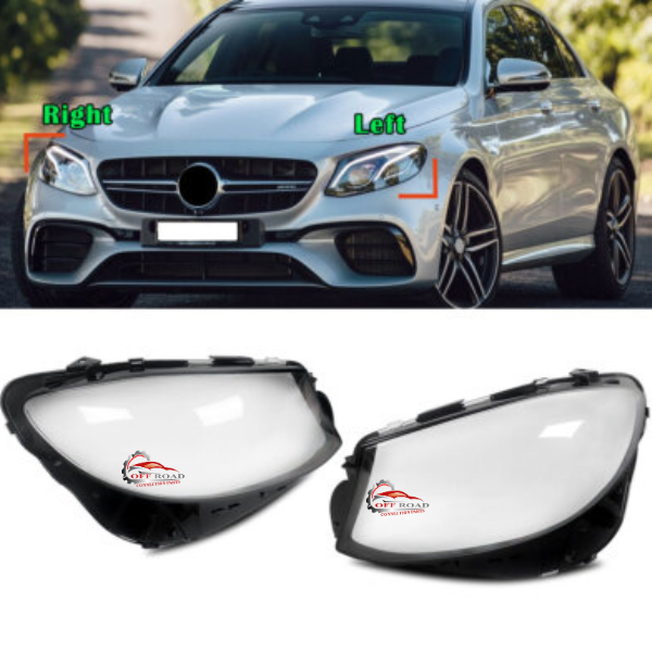 Mercedes Benz W213 E Class Headlight Glass – Premium Replacement for Crystal Clear Vision
