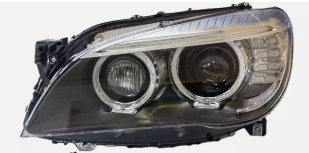 Headlight Xenon, Bmw 7 Series F02,  2009 to 2012,  63117225229 left, 63117225230 Right, - Left Side
