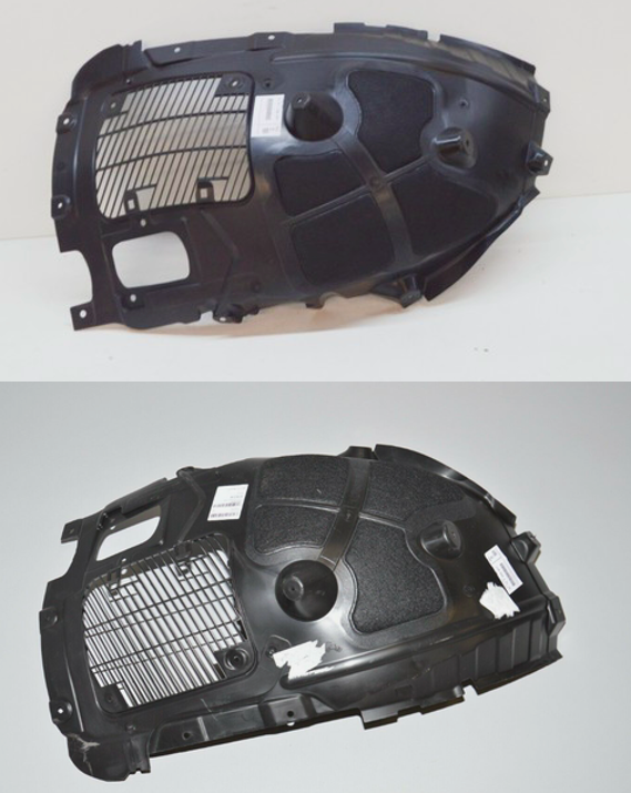 Front Fender liner Set, Wheel Splash Shield, Bmw X7 G07, 2019 to 2024, Left Side 51727424911,  Right Side 51727424912
