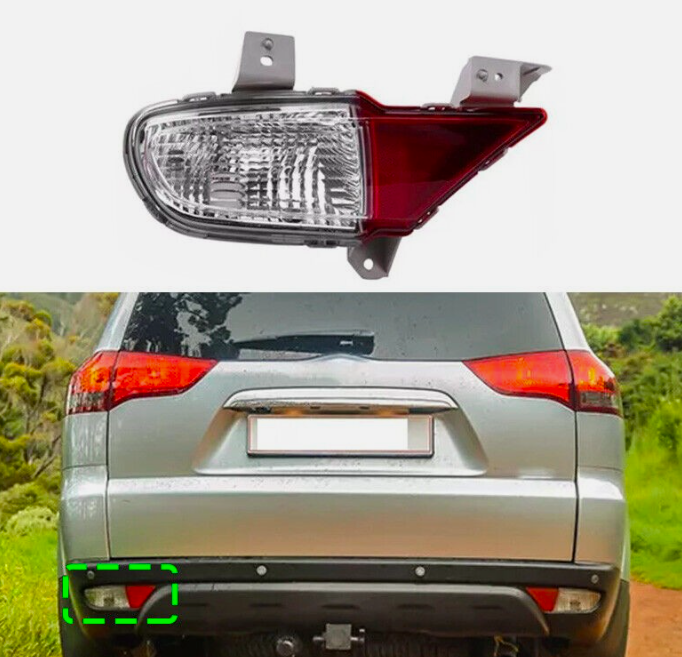 Bumper Light, Fog Light  Rear, Mitsubishi Pajero Sport ,2.5L 4d56 DID, Left 8336a073,  Right 8336a074  - Left Side